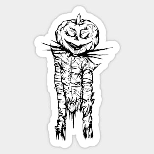 The king of pumpkins Sticker